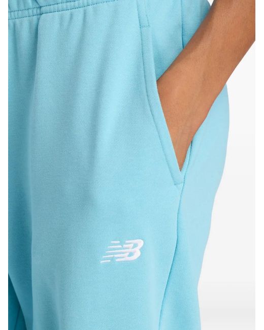 New Balance Blue Logo Relaxed Track Pants