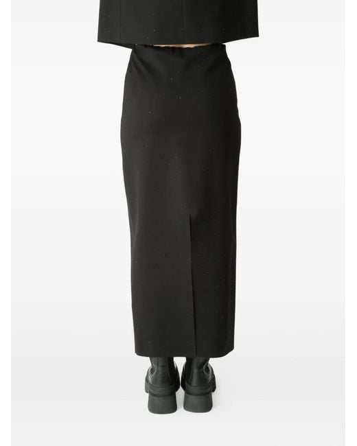 Jupe Fendue MEIMEIJ en coloris Black