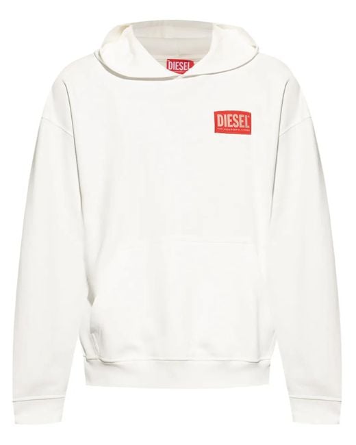 メンズ DIESEL S-boxt パーカー White