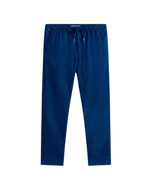 Tommy Hilfiger Blue Harlem Drawstring-Waist Trousers for men
