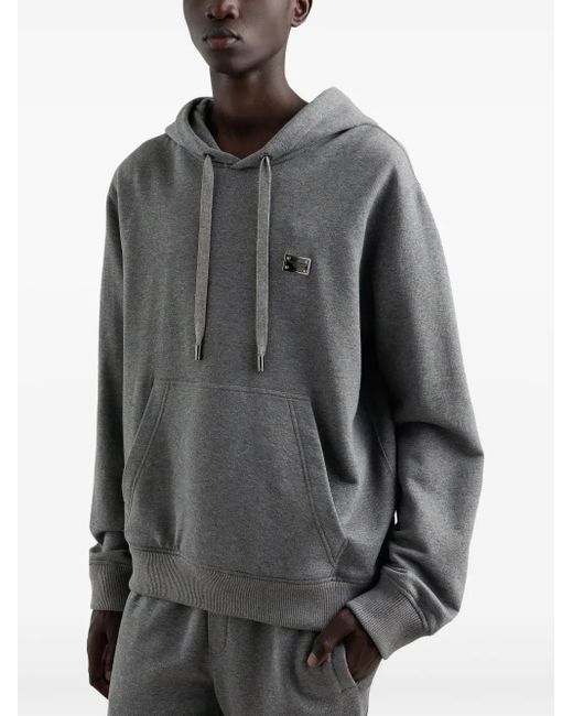 Dolce & Gabbana メンズ グレー ロゴ パーカー 【公式通販】