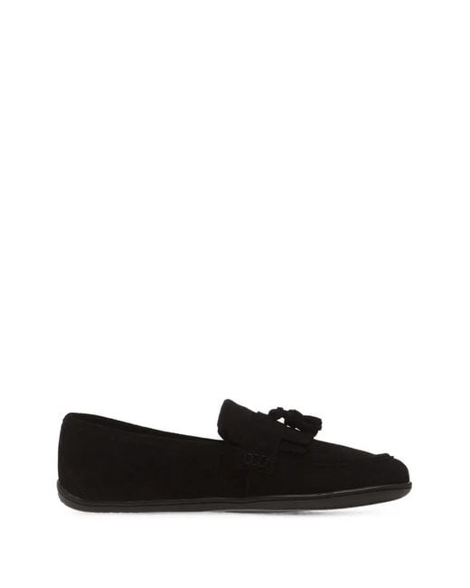 Be Lenka Black Tassel-Detail Loafers