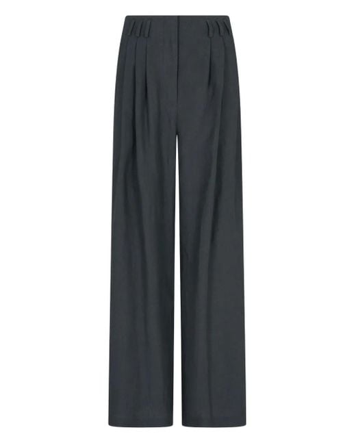 Giorgio Armani Gray Pleated Trousers