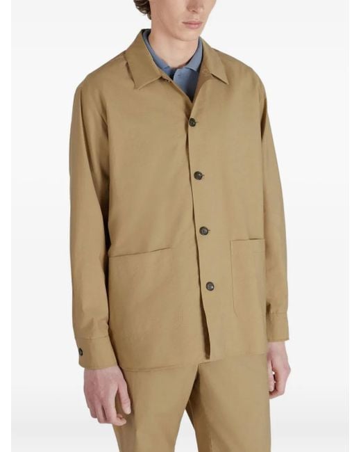 Slowear Natural Buttoned Pocket Shirt for men