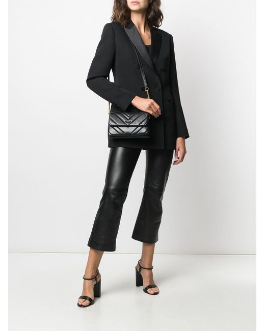 DKNY Vivian Quilted Crossbody Bag in Black | Lyst UK