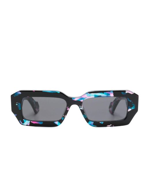 Marcelo Burlon Blue Agave Rectangle-frame Sunglasses for men