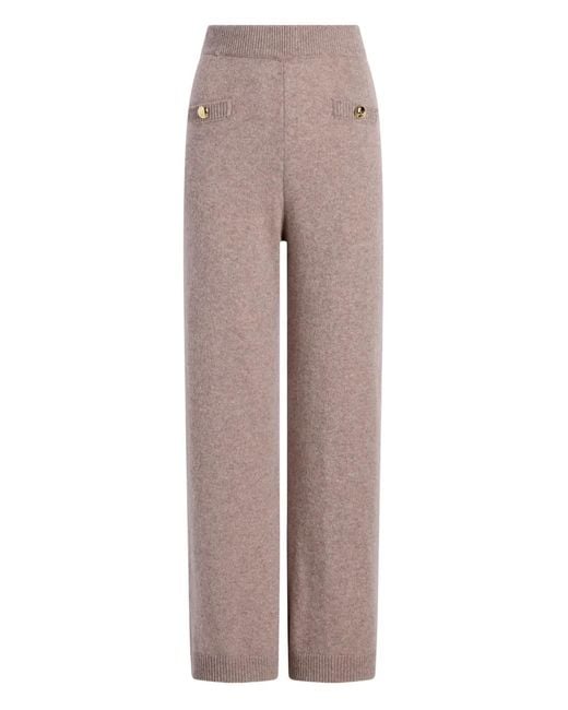 Cinq À Sept Natural Cosmin Button-Detail Trousers