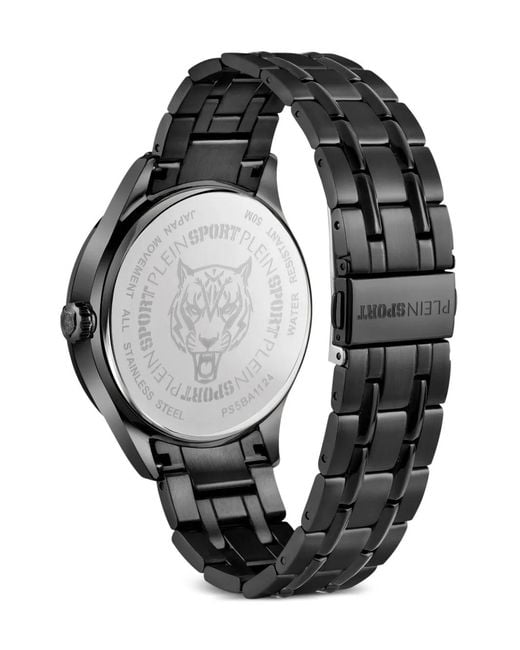 Philipp Plein Black Lineman 45Mm for men
