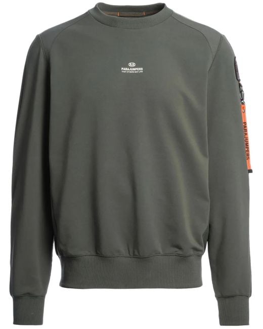 Parajumpers Gray Sabre Basic Sweatshirt for men