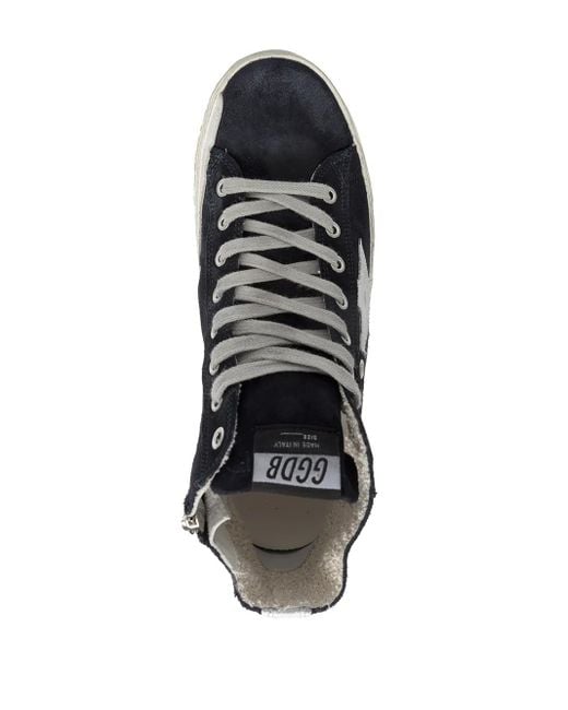 Golden Goose Deluxe Brand Blue Francy High-top Sneakers