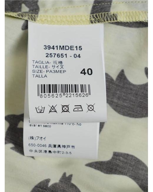 MSGM Green Rabbit-Print Mini Dress