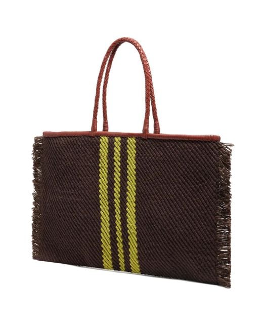 Bimba Y Lola Brown Schultertasche mit Fransen