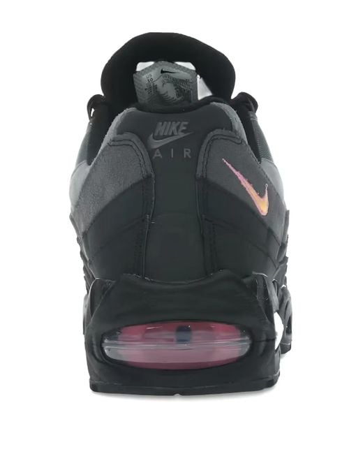 Nike Black Air Max 95 Lace-Up Sneakers for men