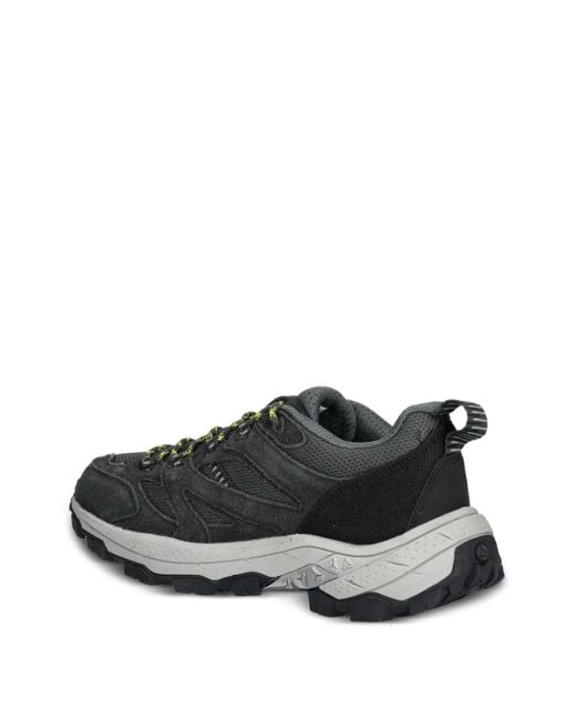 Jack Wolfskin Black Vojo Tour Texapore Lace-Up Fastening Performance Sneakers for men