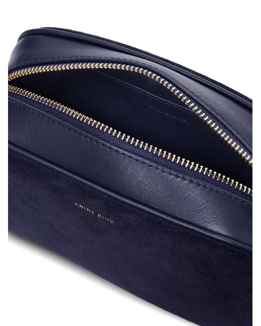 Anine Bing White Elly Suede Bag