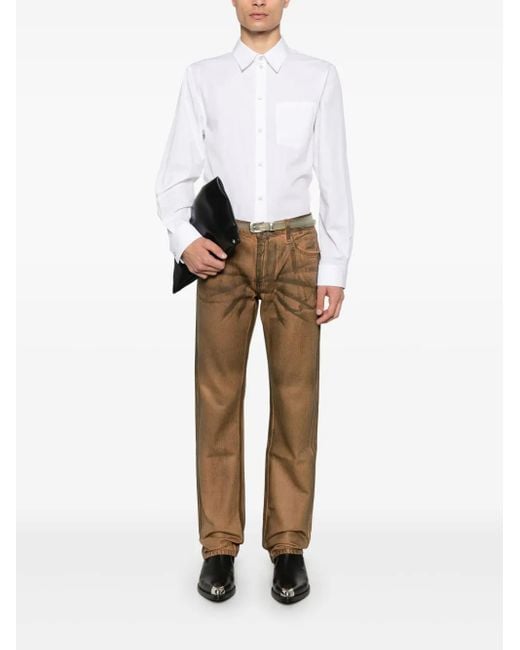 Helmut Lang Brown Worker Jeans for men