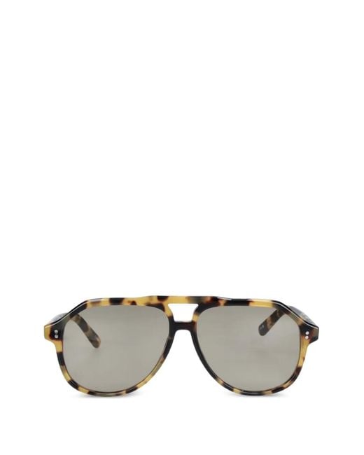 Chimi Gray Sally Tortoiseshell-Effect Sunglasses