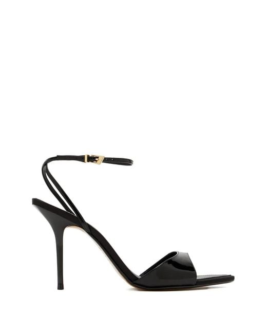SCHUTZ SHOES Black Elodie Ankle-Strap Heeled Sandals