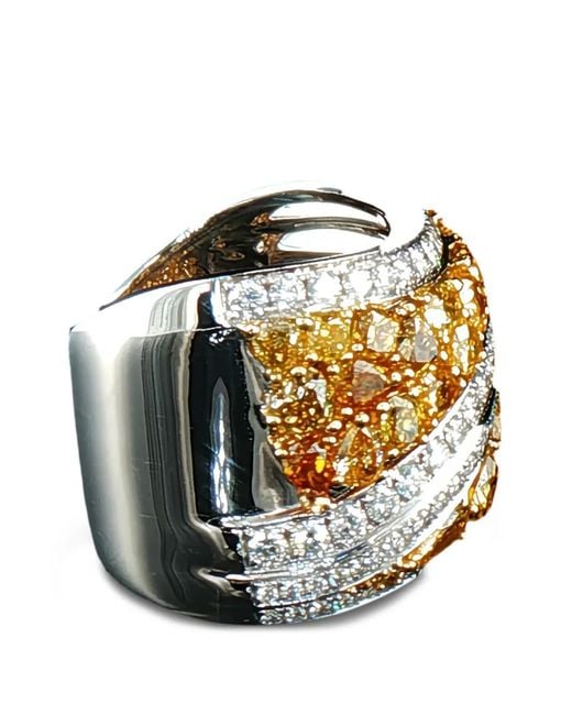 HYT Jewelry Metallic Cocktail Diamond Ring