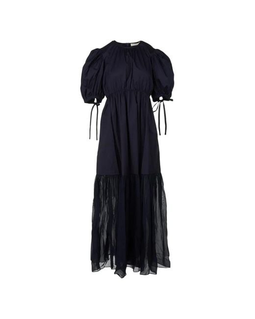 Ulla Johnson Collage Midi-Jurk in het Blue