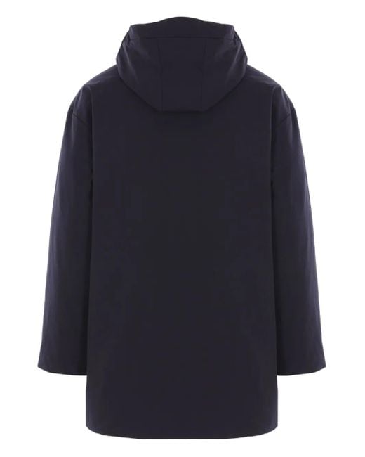 Aspesi Blue Hood Padded Coat for men
