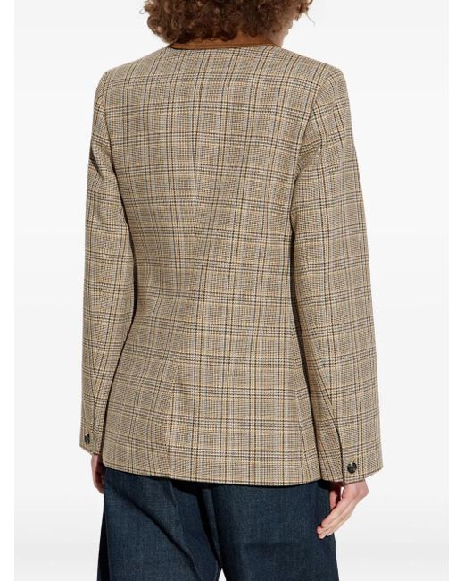Giacca A Quadri di Rag & Bone in Natural