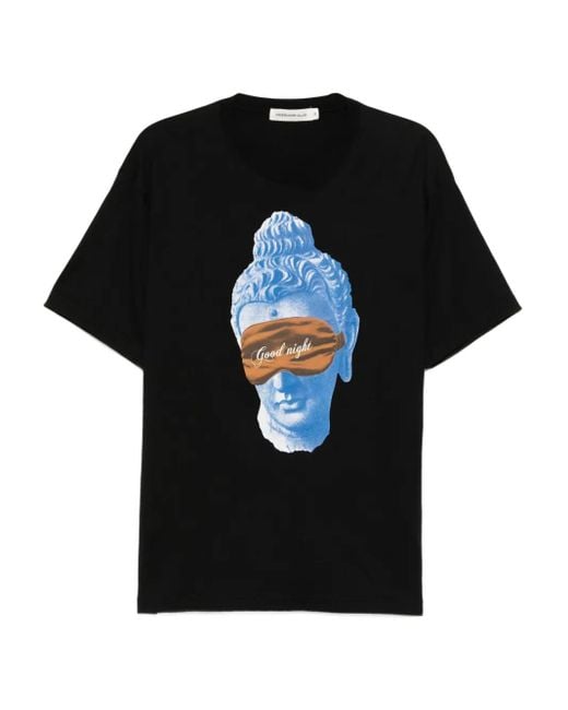 Undercover Black Graphic-Print T-Shirt