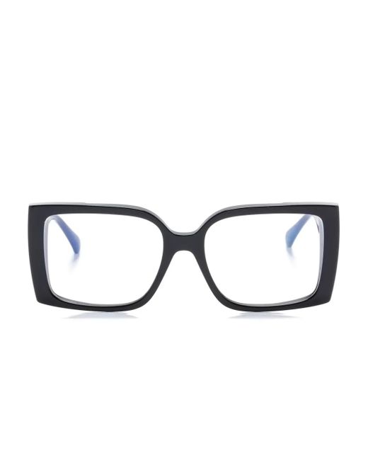 Max Mara Eyewear スクエア眼鏡フレーム Black