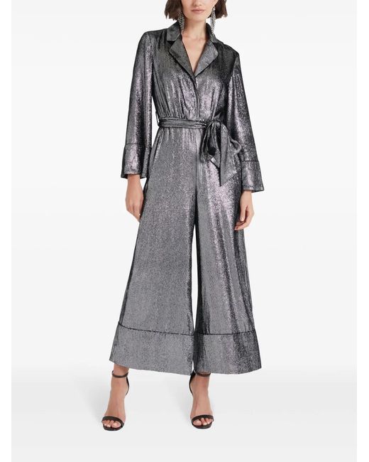 Temperley London Gray Larisa Jumpsuit