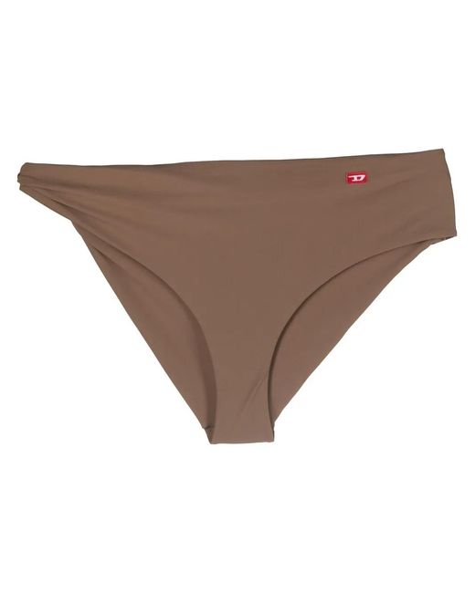 DIESEL Brown Ash Twisted Bikini Bottoms