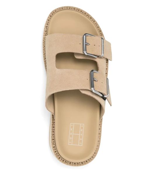 Tommy Hilfiger White Leather Sandals
