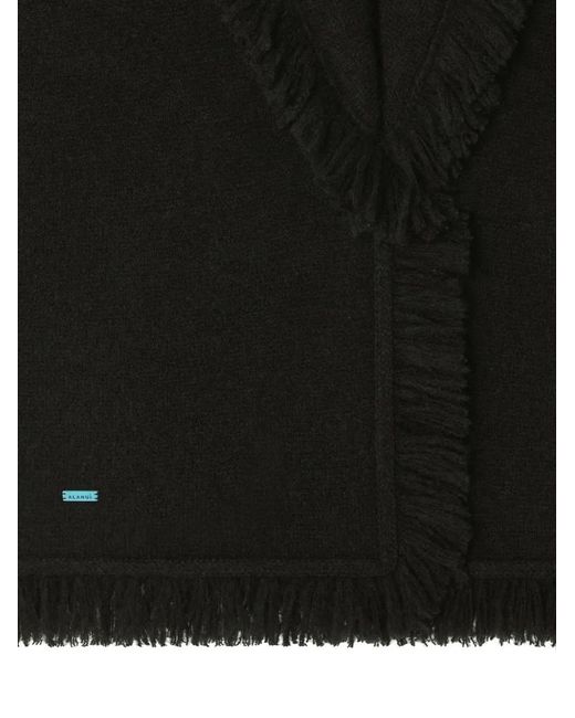 Alanui Black Finest Fringed Cardigan