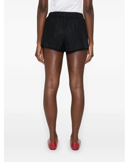 Wardrobe NYC Black Elasticated-Waistband Shorts