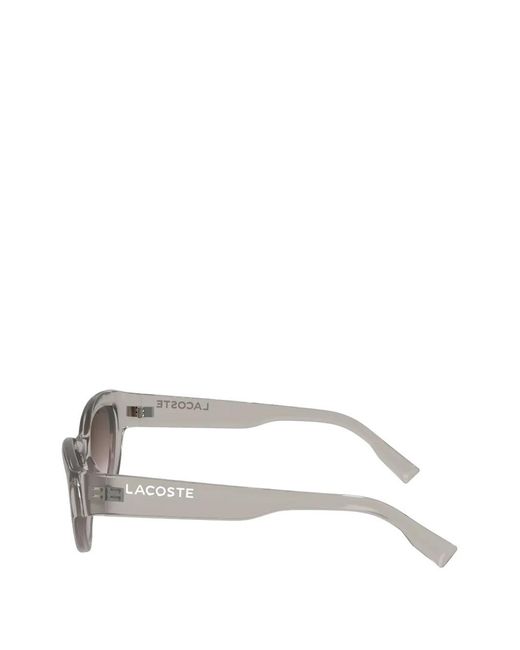 Lacoste Gray Cat-Eye Full-Rim Sunglasses