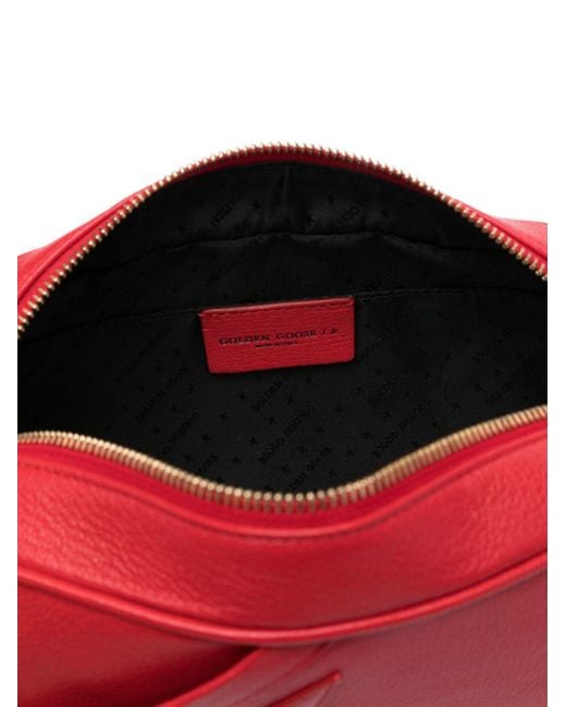 Golden Goose Deluxe Brand Red Star Leather Crossbody Bag