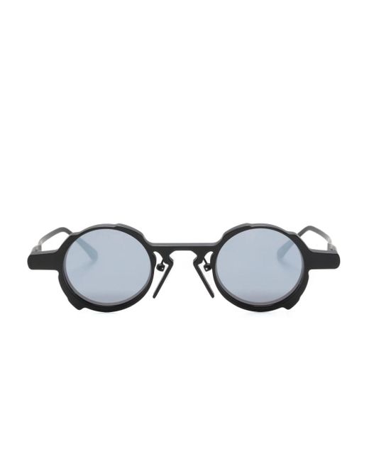 Henrik Vibskov Black Bronson Round-frame Sunglasses