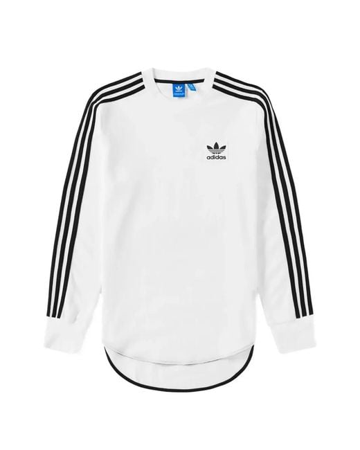 Adidas White Waffle Logo Termal Sweatshirt for men