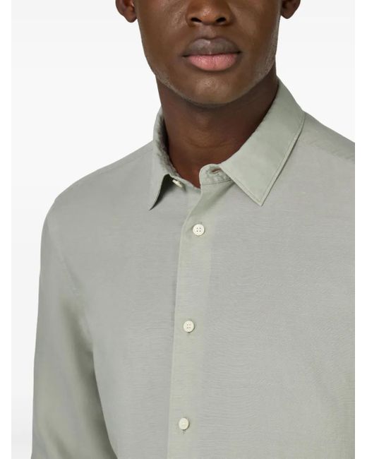 Boggi Green Long-Sleeved Shirt for men