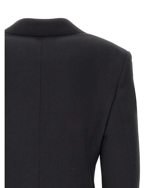 Filippa K Black Peaked-Lapels Blazer