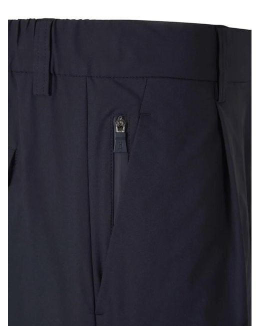 Bermudas Con Pinzas Herno de hombre de color Blue