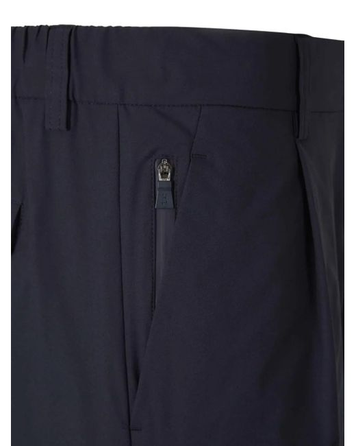 Herno Blue Pleated Shorts for men