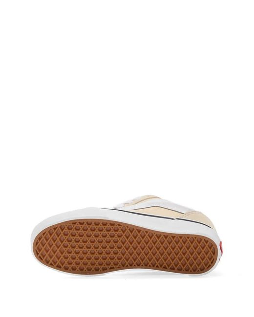 Vans White Knu Skool Lace-Up Sneakers