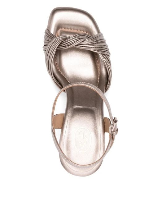 Ash Metallic Metal Light Sandals