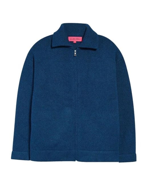 Cardigan À Fermeture Zippée The Elder Statesman pour homme en coloris Blue