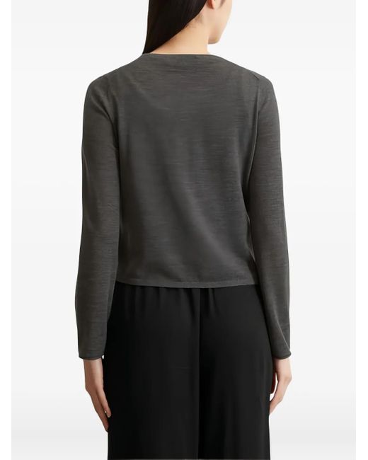 Marc O' Polo Gray Button-Up Knit Cardigan