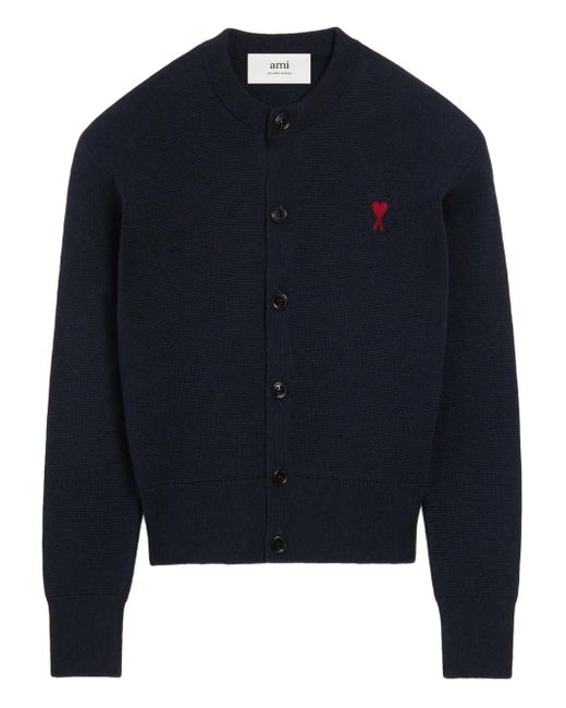 Cardigan Ami De Coeur di AMI in Blue