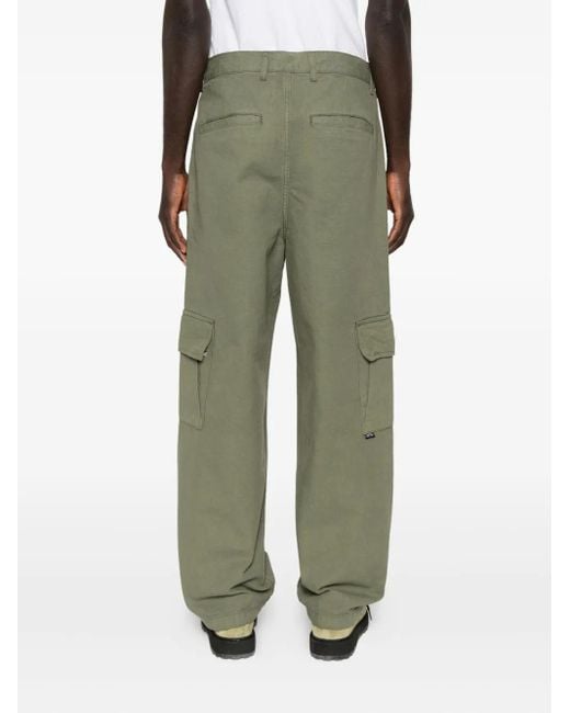 Arte' Green Multiple-Pocket Cargo Pants for men