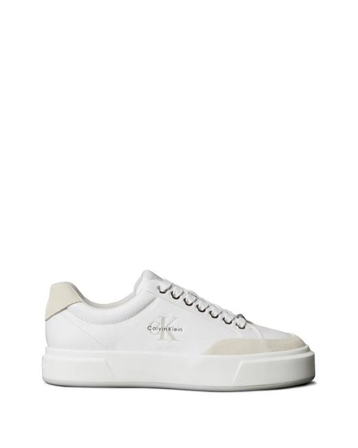 Calvin Klein White Logo Sneakers