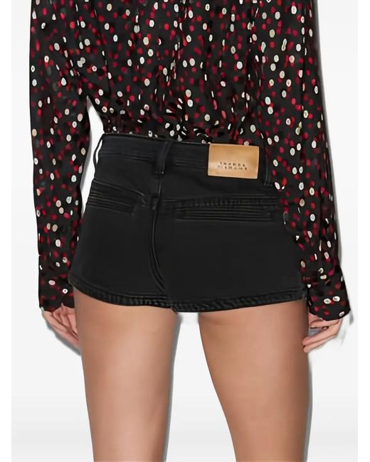 Isabel Marant Black Hania Denim Shorts