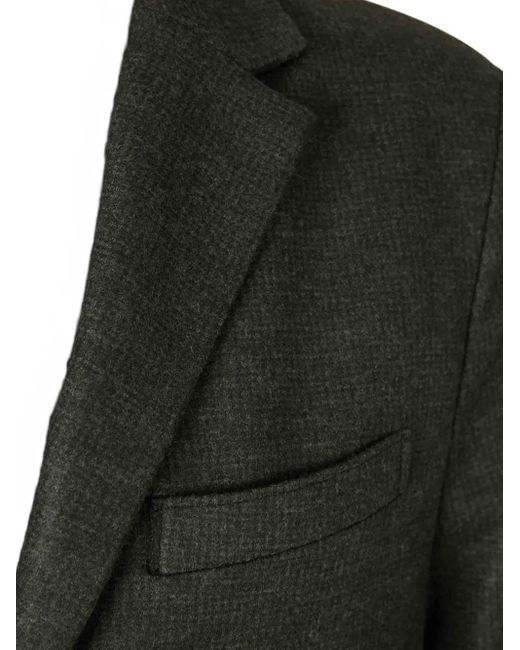 Harris Wharf London Black Patch-Pocket Single-Button Blazer for men